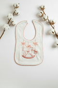 Cotton Baby Bib - Top Corner Cotton Layout