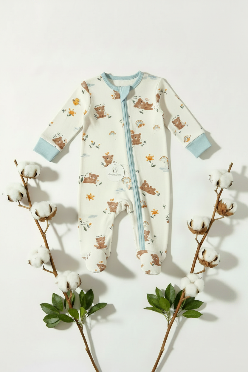 Teddy Bear Cotton Romper - Professional